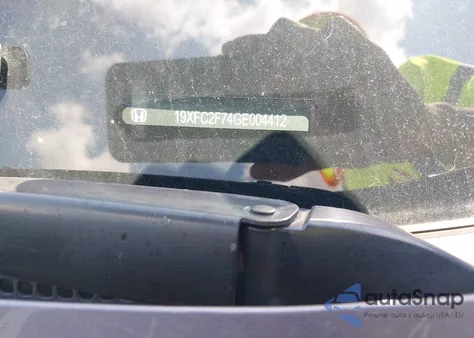 2016 Honda Civic Ex from USA, damaged, VIN 19XFC2F74GE004412